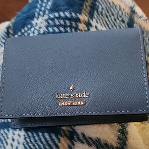 Kate Spade Blue Leather Wallet